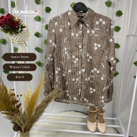 Amira Series || Kemeja Wanita || Kemeja Casual || Muslim Wear || Kemeja Korean Style Bunga Formal Ra