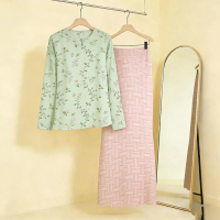 New Eid al-Fitr 2026 Mini Kurung Dress, Soft & Breathable - Modern Set for Women, Comfortable to Wea