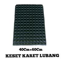 KESET LUBANG KARET/KESET LANTAI LUBANG KARET/KESET KAKI LUBANG KARET ANTI SELIP KUAT FLEKSIBEL PANJA