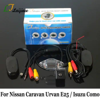 Wireless Rearview Camera For Nissan Caravan Urvan E25 / HD Wide Lens Angle / CCD Night Vision Rear View Camera For Isuzu Como