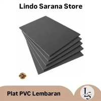pvc plat abu-abu 8mm 65cm x 122cm terbaru