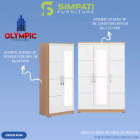 Lemari Pakaian 3 Pintu / Lemari Baju 3 Pintu / LP EERO 3P