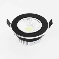 Dimmable Recessed COB LED Downlights 5W/7W/9W12W15W/18W LED Ceiling Spot Lights AC85-265V LED Ceiling Lamps Indoor Lighting
