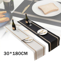 Taplak Meja Makan Minimalis Table Runner Panjang Table Runner PVC Table Runner Nordic Minimalis Runn