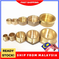 Male And Female Thread (M.stock) 1/8\ 1/4\" 3/8\" 1/2\" 3/4\" (M.stock) Brass End Cap Plug Fittings"