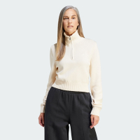 【adidas 愛迪達】 PREMIUM ESSENTIALS 短版長袖上衣 女 - Originals II8043