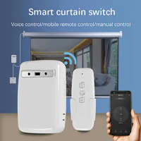 Manual Control Home Theater Projector Screen Switch Wireless Wifi Curtain Controller Electric Curtain Switch Smart Life 43392mhz