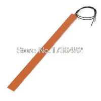 12V 30W Flexible Silicone Rubber Heater Heating Plate Strip 200mm x 15mm