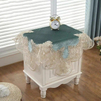 Bedside table tablecloth, universal cover cloth, small table cover, washing machine cover, microwave