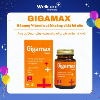 [CHÍNH HÃNG] Gigamax - Viên bổ não Hộp 30 viên chứa Nhân sâm & Guarana tăng cường tuần hoàn cải thiệ