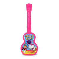 Hello Kitty เฮลโล คิตตี้ กีต้าร์ ลายลิขสิทธิ์แท้ รุ่น KT-7408 สีชมพู