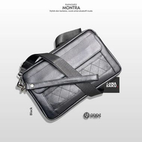 KANASAKU MONTRA Tas Selempang Kulit Pria - Tas Kantor Elegan Premium Gaya Formal & Kasual waterproof