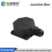 CNC Spindle Motor Wire Box Cover Square Air-Cooled Junction Box 50*50mm Motor Outlet Box Motor Accessories