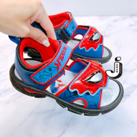 【Disney 迪士尼】Marvel 漫威蜘蛛人MNKT35122(兒童鞋 中童鞋 童電燈鞋 涼鞋)