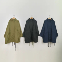 【Dailo】微笑吧隨性寬版長袖外套(藍 黑 綠 咖/魅力商品)
