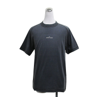 【Stone Island】Stone Island 後背光輝十字羅盤設計純棉短袖T恤(男款/木炭灰)