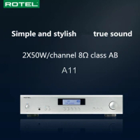 British ROTEL A11 home stereo Bluetooth power amplifier HiFi amplifier supports Bluetooth fiber 50W+