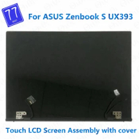 ORIGINAL For Asus ZenBook S UX393 UX393EA UX393JA UX393FN 13.9'' LCD Screen Touch Digitizer Assembly with cover Replacement