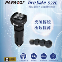 PAPAGO! TireSafe S22E 獨立型胎外式胎壓偵測器(胎外式 -兩年保固-快)
