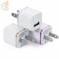 1A US Plug Matel edge AC Power Adapter Home Travel Wall single port USB Charger for iPhone 5 6 7 plus for Samsung HTC HUAWEI 300