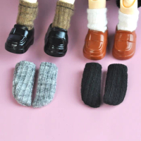 Doll Clothes 10cm socks for ob11 1/12bjd GSC nendoroid YMY body Obitsu11 Molly Stripes, medium length socks Girl Boy Gift Toys