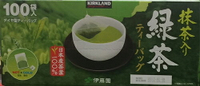 【10%點數回饋】KIRKLAND 日本 綠茶包 伊藤園 代工 立體茶包(100袋/盒)