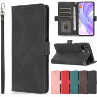 HT9 Flip Case For Xiaomi 11 Lite 5G Luxury Leather Texture Wallet Magnetic Cover Xiaomi Mi 11 Lite NE Stand Funda Mi11 Lite Case