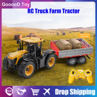 1:16 Big RC Truck Tractor Dumper 2.4G Remote controlled car Electric Farmer car Toys for boys Kids Christmas Xmas New year Gift