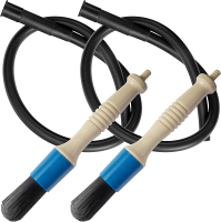 DECOHS Parts Washer Brush with 31 Inch Hose- Wear Resistant Parts Cleaning Brush- Parts Cleaner Flow