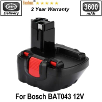 12V 3600mAh Ni-MH PSR1200 Rechargeable Battery for Bosch 12V Drill GSR 12 VE-2,GSB 12 VE-2,PSB 12 VE-2, BAT043 BAT045 BTA120
