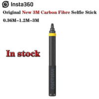 New Insta360 Carbon fiber 3 Meters Extended Edition Invisible Selfie Stick for Insta 360 ONE X2 /ONE R /ONE X Accessories
