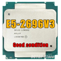 Xeon E5-2696V3 2.3GHz 18-Cores 36-Threads 45MB 135W 22nm CPU Processor LGA2011-3 for X99 server motherboard 2696V3