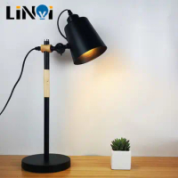 Children'S Desk Lamps Modern Table Lights Black White for Bedroom Bedside Study Nordic Creative Personality Simple Decor