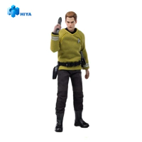 100% Original HIYA EXQUISITE SUPER Star Trek 2009 Kirk 1/12 Animation Action Figure Toy Gift Model Collection Hobby