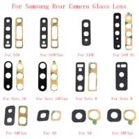 Back Rear Camera Lens Glass Replacement For Samsung S10 S10 Plus S10E S10 5G Note 10 Note 9 Note 8 Repair parts