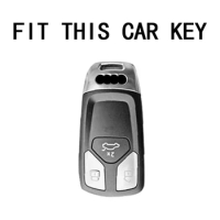 Car Key Case Cover Key Bag For Audi a1 a3 8v a4 b9 a5 a6 c7 q3 q5 q7 tt Holder Shell Auto Keychain Protect Set Accessories