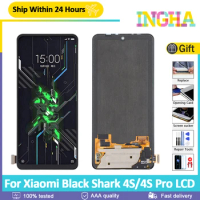 Original AMOLED 6.67'' For Xiaomi Black Shark 4S LCD Display Touch Screen Digitizer For Black Shark 4S Pro Screen With Frame