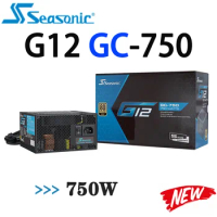Smart and Silent Fan Control ATX 12V Seasonic G12-GC-750 Power Supply 80 PLUS Gold Intel ATX 12V SATA GAMING Power Supply NEW
