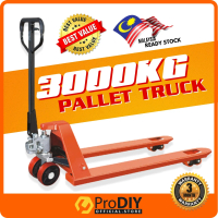 3000kg / 3 Ton Heavy Duty Hydraulic Forklift Hand Jack Pallet Trolley Truck Stacker Troli Warehouse