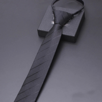 【拉福】歐美領帶6cm中窄版領帶拉鍊領帶(兒童 可選色)