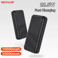 22.5W 10000mAh Power Bank Portable Fast Charger External Spare Battery Powerful 20000mAh Powerbank For iPhone Samsung Xiaomi