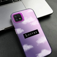 เคสโทรศัพท์, สำหรับ Samsung A22 5G, F42 5G, A22S 5G, Louvre Nuage, กึ่งโปร่งใส, บางเฉียบ, ฝ้า, เคส