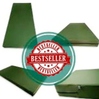Sprei Resleting 80x200 CM, 80x180 CM Untuk Kasur Tinggi 10, 15, 20 CM - Hijau Olive, 80x200x20 CM Ab