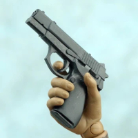 1/6th Mini Jigsaw Puzzle Type 92 Black Pistol Model Soldier Accessory Weapon Annex 4D Gun Simple Model for 12" Action Figure