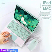 Touchpad Keyboard For iPad Case Mouse iPad Pro 9.7 10.5 11 2021 Air 2 3 4 10.9 10.2 2023 10th 9th 8th 7th 6th Generation Cover