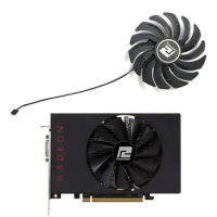 New DIY 4PIN 95MM RX5500XT GPU fan for POWERCOLOR Radeon RX5500XT 8GB OC graphics card replacement fan