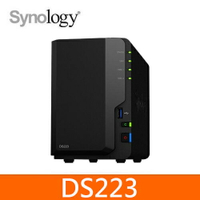 Synology DS223 2Bay NAS 網路儲存伺服器