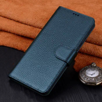 Luxury Genuine Leather Phone Cover Kickstand Holster Case For Oppo Oppo Reno6 Reno 6 Pro Plus Phone Cases Protective Full Funda