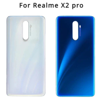 6.5" For Realme X2 Pro Battery Back Cover RMX1931 For Oppo Realme X2 Pro Back Housing Back Cover Rear Door Battery Case