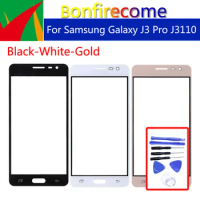 J3 Pro For Samsung Galaxy J3 Pro J3110 J3119 Touch Screen Front Panel Glass Lens LCD Outer Glass